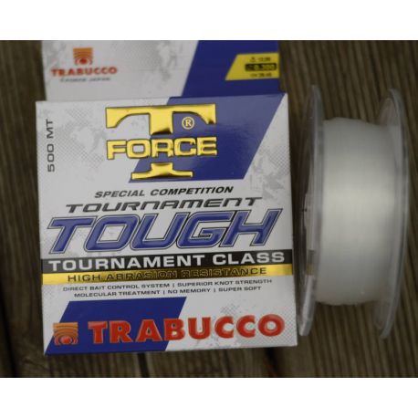 Nylon carpe Transparent T-force tournament Tough 500m 0.185 à 0.35mm
